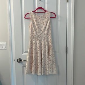 Cream junior dress size small by speachless